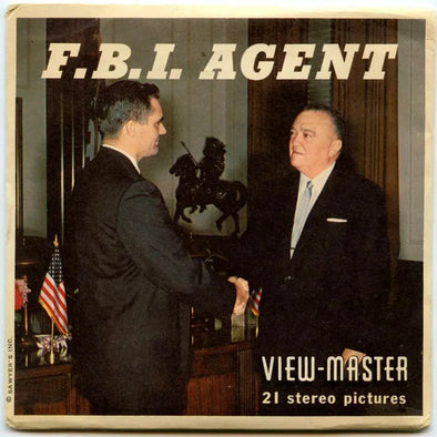 F.B.I. Agent - View-Master - Vintage - 3 Reel Packet - 1960s (ECO-B700-S5) 3dstereo 