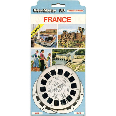 France - View-Master 3 Reel Set on Card - NEW (VBP-C230) VBP 3dstereo 
