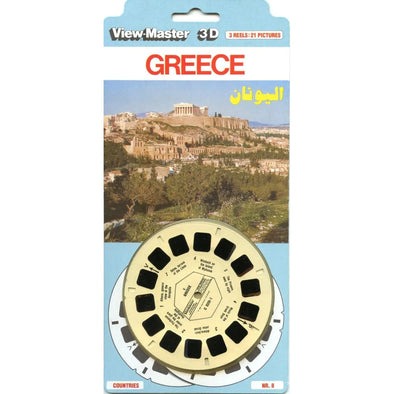 Greece - View-Master 3 Reel Set on Card - (zur Kleinsmiede) - (C020-123-EM) - NEW VBP 3dstereo 