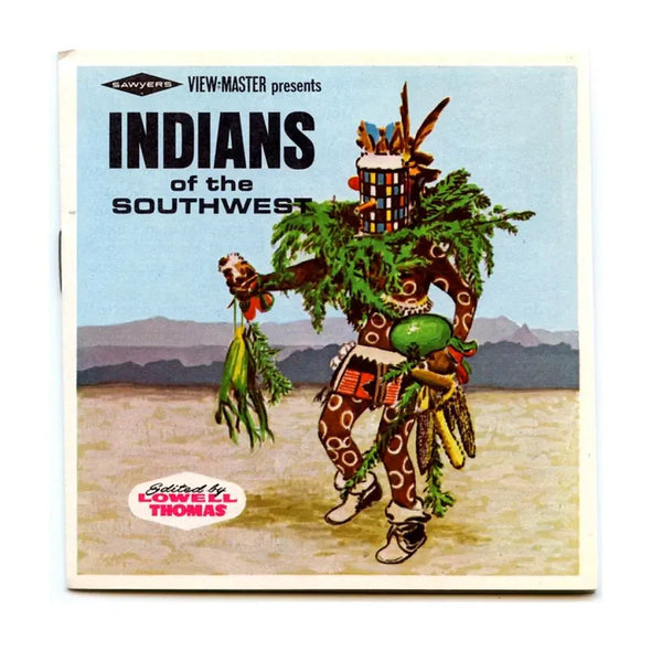 Indians of the South West - View-Master- Vintage - 3 Reel Packet - 1960s views (ECO-B721-S6A ) Packet 3dstereo 