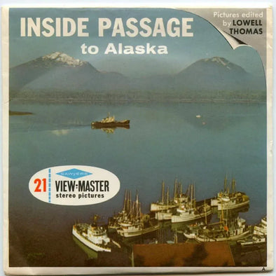 Inside Passage to Alaska - View-Master 3 Reel Packet - 1960s views - vintage (ECO-A020-S6A) Packet 3dstereo 