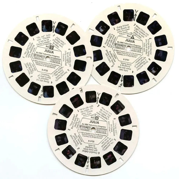 Julia - View-Master 3 Reel Packet - 1970s - vintage - (PKT-B572-G1A) Packet 3dstereo 
