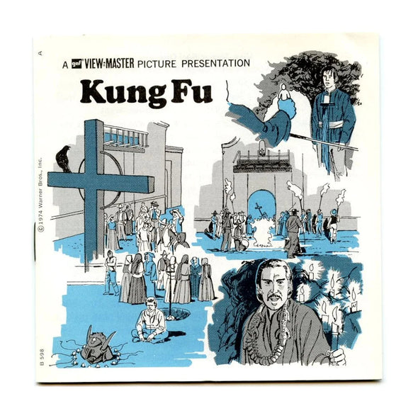Kung Fu - View-Master 3 Reel Packet - 1970s - vintage - (PKT-B598-G3A) Packet 3dstereo 