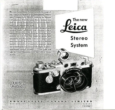 Leica Stereo System Instruction Manual - Facsimile Instructions 3dstereo 