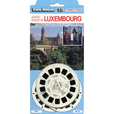 Grand Duche De Luxembourg - View-Master 3 Reel Set on Card - (zur Kleinsmiede) - (BC381-123-FM) - NEW VBP 3dstereo 