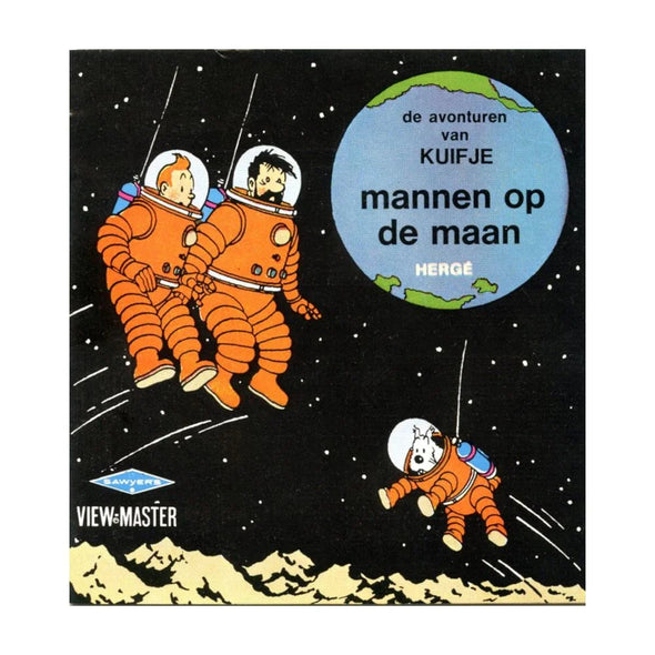 Mannen op de maan (Men on the Moon) - View-Master 3 Reel Packet - 1960s - Vintage - (zur Kleinsmiede) - (B543N-BS6) Packet 3dstereo 
