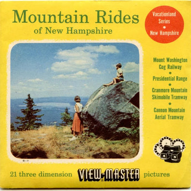 Mountain Rides - View-Master- Vintage - 3 Reel Packet - 1950s views (PKT-MT-RI-S3) Packet 3dstereo 