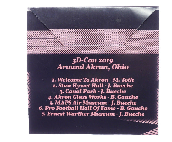 Issued for the 45th NSA (National Stereoscopic Association) Convention held in Akron Ohio 2019 Packet 3dstereo 