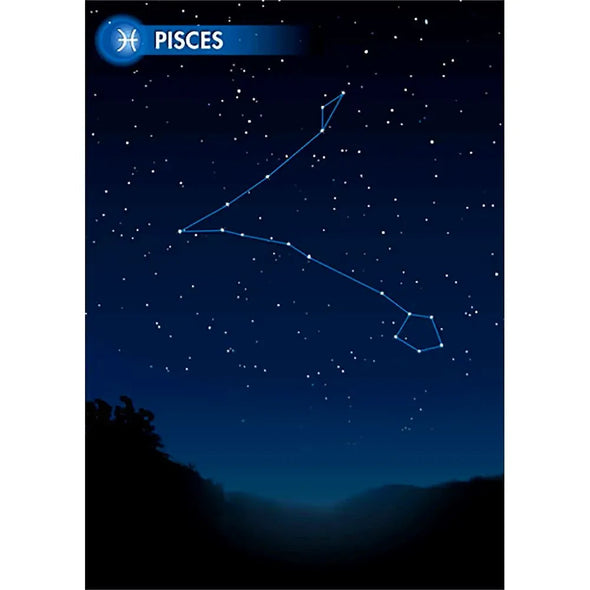 PISCES - Zodiac Sign - 3D Action Lenticular Postcard Greeting Card - NEW Postcard 3dstereo 