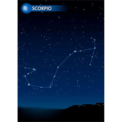 SCORPIO - Zodiac Sign - 3D Action Lenticular Postcard Greeting Card - NEW Postcard 3dstereo 