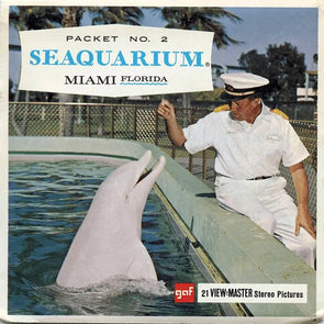 Seaquarium No. 2 - Miami, Florida - View-Master 3 Reel Packet - 1960s views - vintage - (PKT-A971-G1A) Packet 3dstereo 