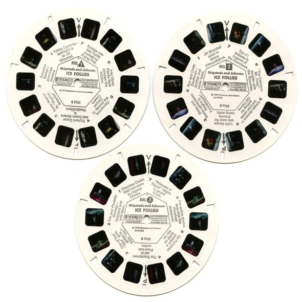 Shipstads & Johnson Ice Follies - View-Master 3 Reel Packet - 1970s - Vintage - (ECO-B776-G1A) Packet 3Dstereo 