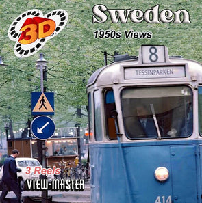 Sweden - Vintage Classic View-Master - 1950s views CREL 3dstereo 