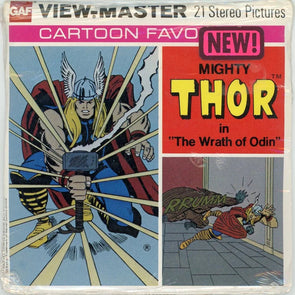 THOR - View-Master 3 Reel Packet - 1970s - vintage - (PKT-H39-G5MINT) Packet 3dstereo 