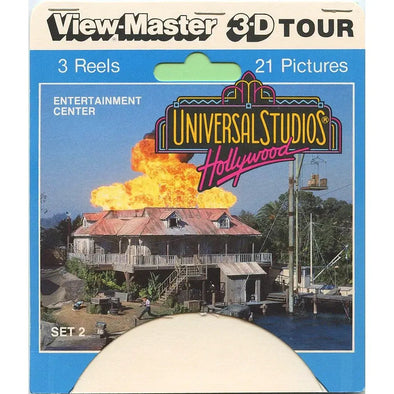 2 Andrew - Universal Studios Hollywood - View-Master 3 Reel Set on Card - 1990 - vintage - 5380 VBP 3dstereo 