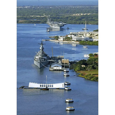 USS Arizona Memorial, Oahu, Hawaii - 3D Lenticular Postcard Greeting Card - NEW Postcard 3dstereo 