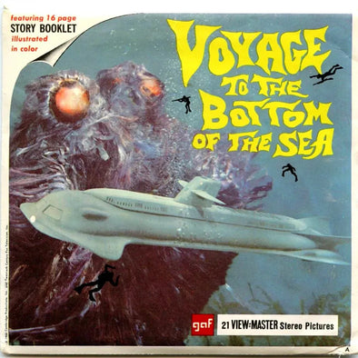 Voyage to the Bottom of the Sea - View-Master 3 Reel Packet - 1970s - vintage - (PKT- B483-G1A) Packet 3dstereo 