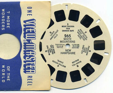 White Mountains, New Hampshire - View-Master Printed Reel - vintage - (REL-265) 3dstereo 