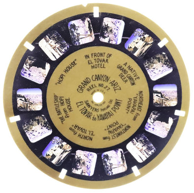 Grand Canyon, Arizona - View-Master Blue Ring Reel - vintage - (BR-27c) Reels 3Dstereo 