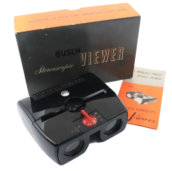 Busch Stereo Slide Viewer - Black - vintage / Refurbished 3dstereo 