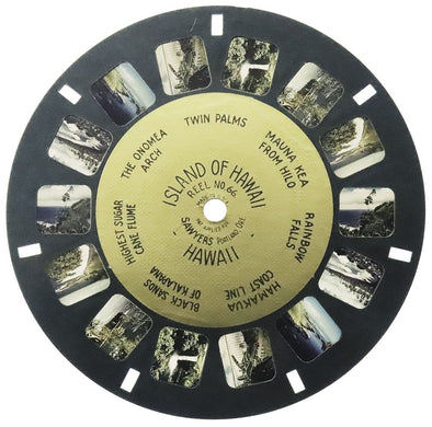 Island of Hawaii, Hawaii - View-Master Gold Center Reel - vintage - (GC-66c) Reels 3dstereo 