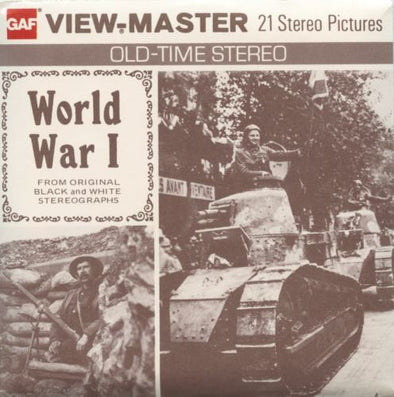 ANDREW - World War I - View-Master 3 Reel Packet - 1970s - vintage - (B792-G5A) Packet 3dstereo 