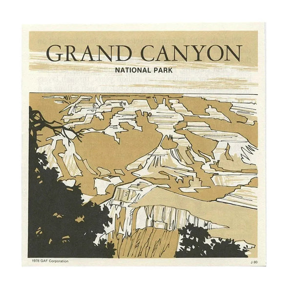 -ANDREW- Grand Canyon - View-Master 3 Reel Packet - 1970's views- vintage (J80-G6) Packet 3dstereo 