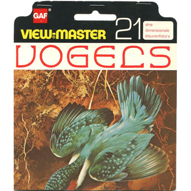 4 ANDREW - Vogels - (Birds) - View Master 3 Reel Set on Card - 1977 - vintage - BD151-123-N VBP 3dstereo 