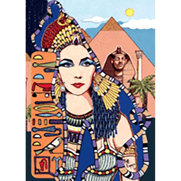 Juan Carlos Espejo - Cleopatra- 3D Lenticular Postcard Greeting Card 3dstereo 
