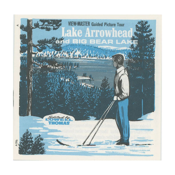 Lake Arrowhead and Big Bear Lake - View-Master 3 Reel Packet - 1970s views - vintage - A196-G1A Packet 3dstereo 