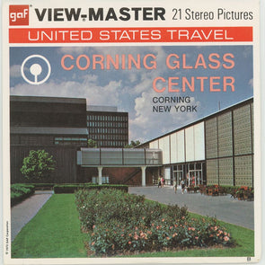 Corning Glass Center - New York - View-Master - 3 Reel Packet - 1970 views - vintage - A666 Packet 3dstereo 