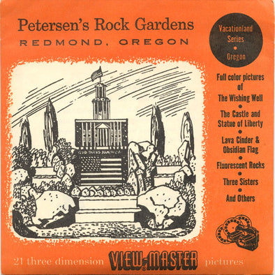 4 ANDREW - Petersen's Rock Gardens - View-Master 3 Reel Packet - 1955 - vintage - A846-S3D Packet 3dstereo 