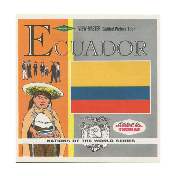 -ANDREW- Ecuador - View-Master 3 Reel Packet - vintage - (B091-S6A) Packet 3dstereo 