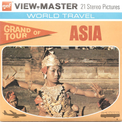 4 ANDREW - Asia - View Master 3 Reel Packet - vintage - B215-G3A Packet 3dstereo 