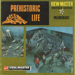 4 ANDREW - Prehistoric Life - View Master 3 Reel Packet - vintage - B676E-BG3 Packet 3dstereo 