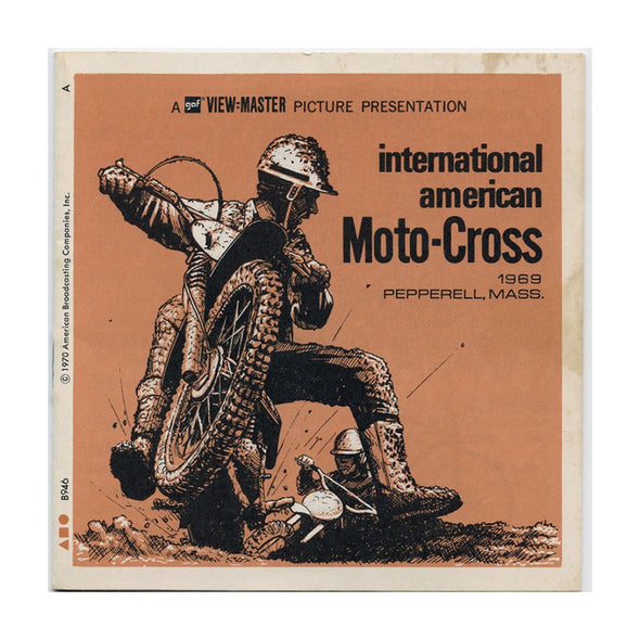2 ANDREW - Moto-Cross - View-Master 3 Reel Packet - 1960's - vintage - B946 -G1 Packet 3dstereo 