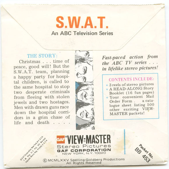 4 ANDREW - S.W.A.T - View-Master 3 Reel Packet - 1975 - vintage - BB453-G5A Packet 3dstereo 