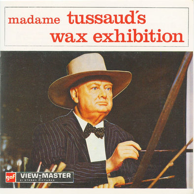 Madame Tussaud's wax exhibition - View Master 3 Reel Packet - vintage - C282E-BG3 Packet 3dstereo 