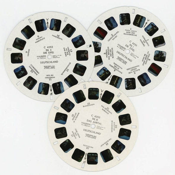 Eifel and Ahrtal - View-Master 3 Reel Packet - 1960's view - vintage - (PKT-C425D-BS6) Packet 3dstereo 