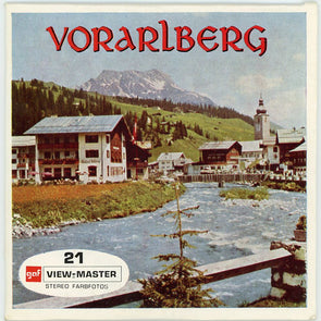 Vorarlberg - View-Master 3 Reel Packet 1970's view - vintage - (PKT-C645D-BG1) Packet 3dstereo 