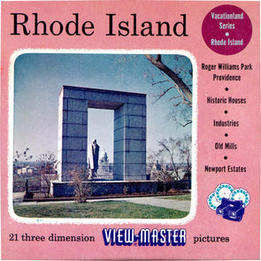 Rhode Island - State - Vintage Classic View-Master(R) 3 Reel Packet - 1950s views (PKT-RI123-S3) Packet 3dstereo 