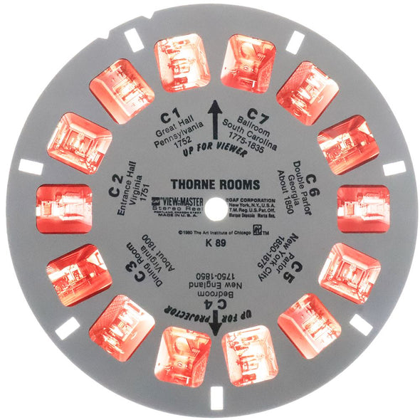 View-Master 3 Reel Packet - Thorne Rooms - The Art Institute of Chicago - Reel