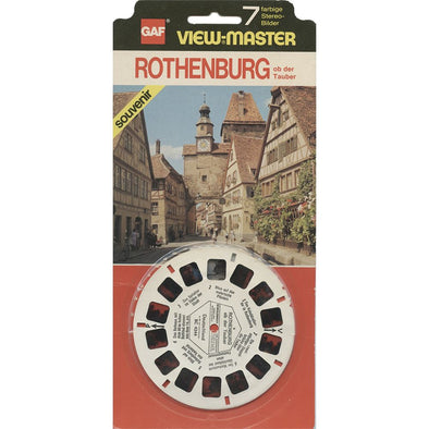 4 ANDREW - Rothenburg ob der Tauber - View-Master 3 Reel Set on Card - vintage - BC424-4 VBP 3dstereo 