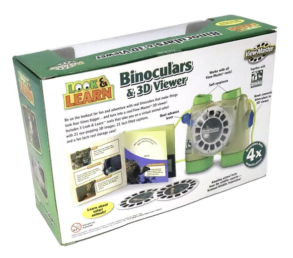 SAFARI - View-Master 3D Binoculars 3D Viewer and 3 Reels & Fun Fact Storage Case - 2006 Viewers 3dstereo 