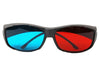 Red/Cyan - 3D Anaglyph Glasses - Oversize Plastic Frame - NEW 3dstereo 