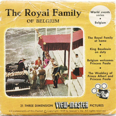 9 ANDREW - The Royal Family - View-Master 3 Reel Economy Packet - vintage - 1976-A,B,C-BS3 Packet 3Dstereo 