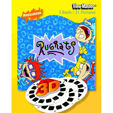 Rugrats - View Master 3 Reel Set - vintage FKT 3dstereo 