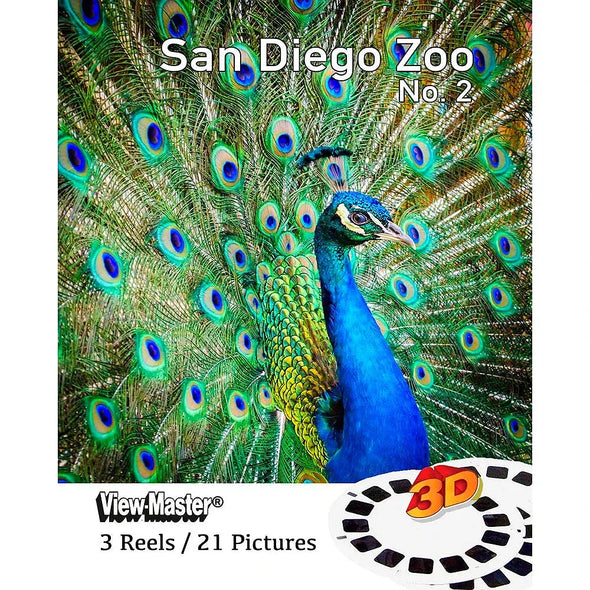 2 Andrew - San Diego Zoo - View-Master 3 Reel Set - NEW WKT 3dstereo 