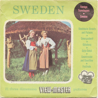 9 ANDREW - Sweden - View-Master 3 Reel Packet - vintage - 2125-A,B,C-S3 Packet 3Dstereo 