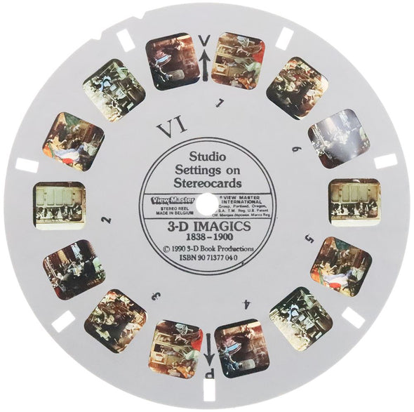 12 Reel Set -from "Wim van Keulen - 3D Imagics" Book - 1990 - vintage Packet 3dstereo 